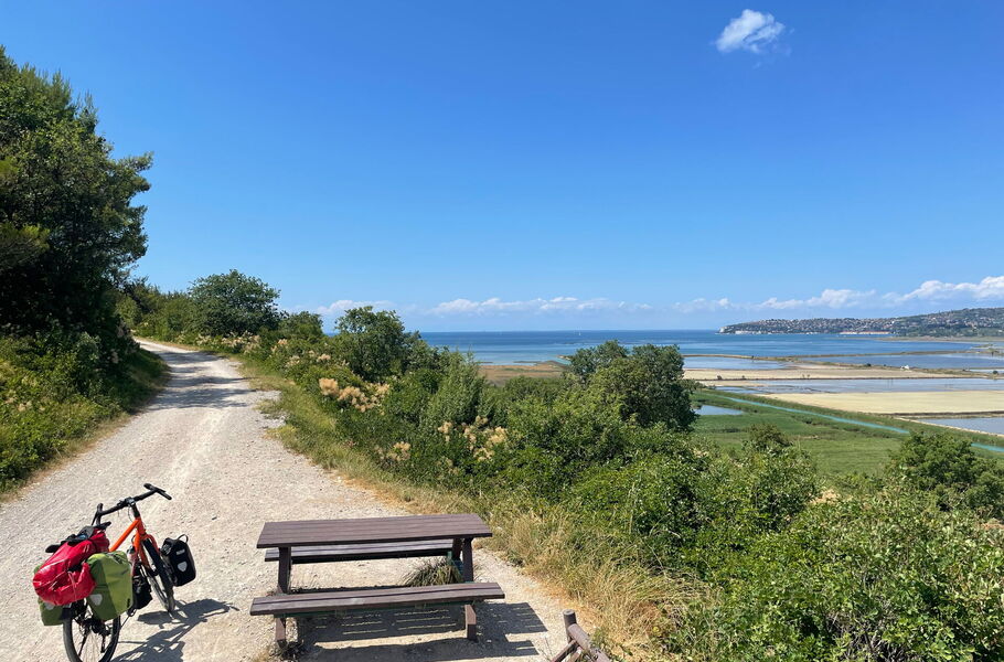 An der slowenisch-kroatischen Grenze