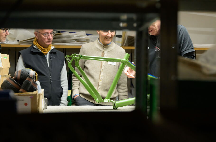 Ein unbearbeiteter velotraum-Rahmen