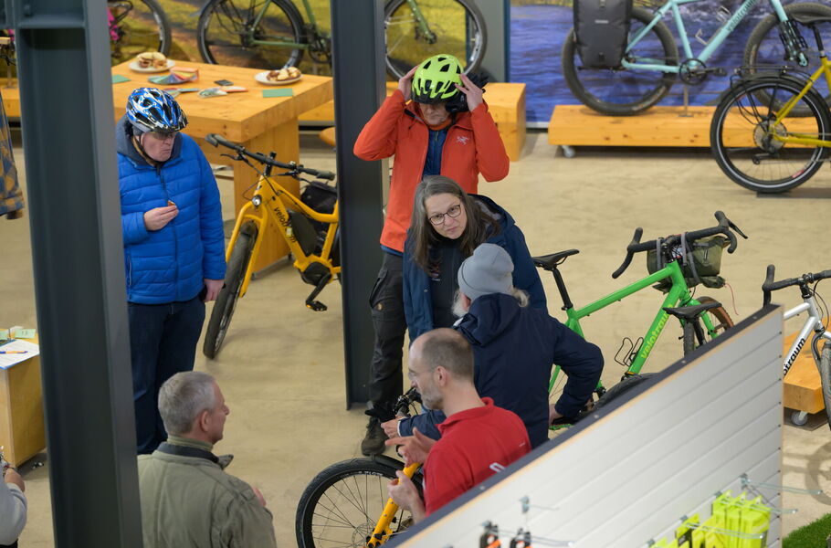 Bereitmachen zur Probefahrt beim Erlebnistag